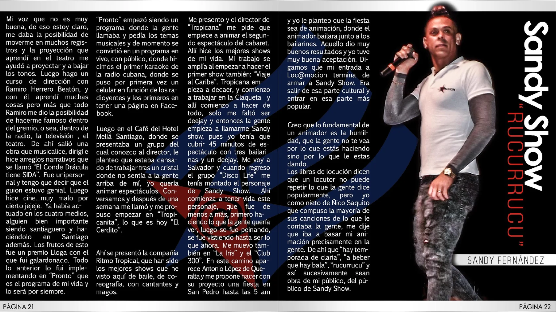 Tercera parte de la entrevista a Sandy Show en Directum Magazine