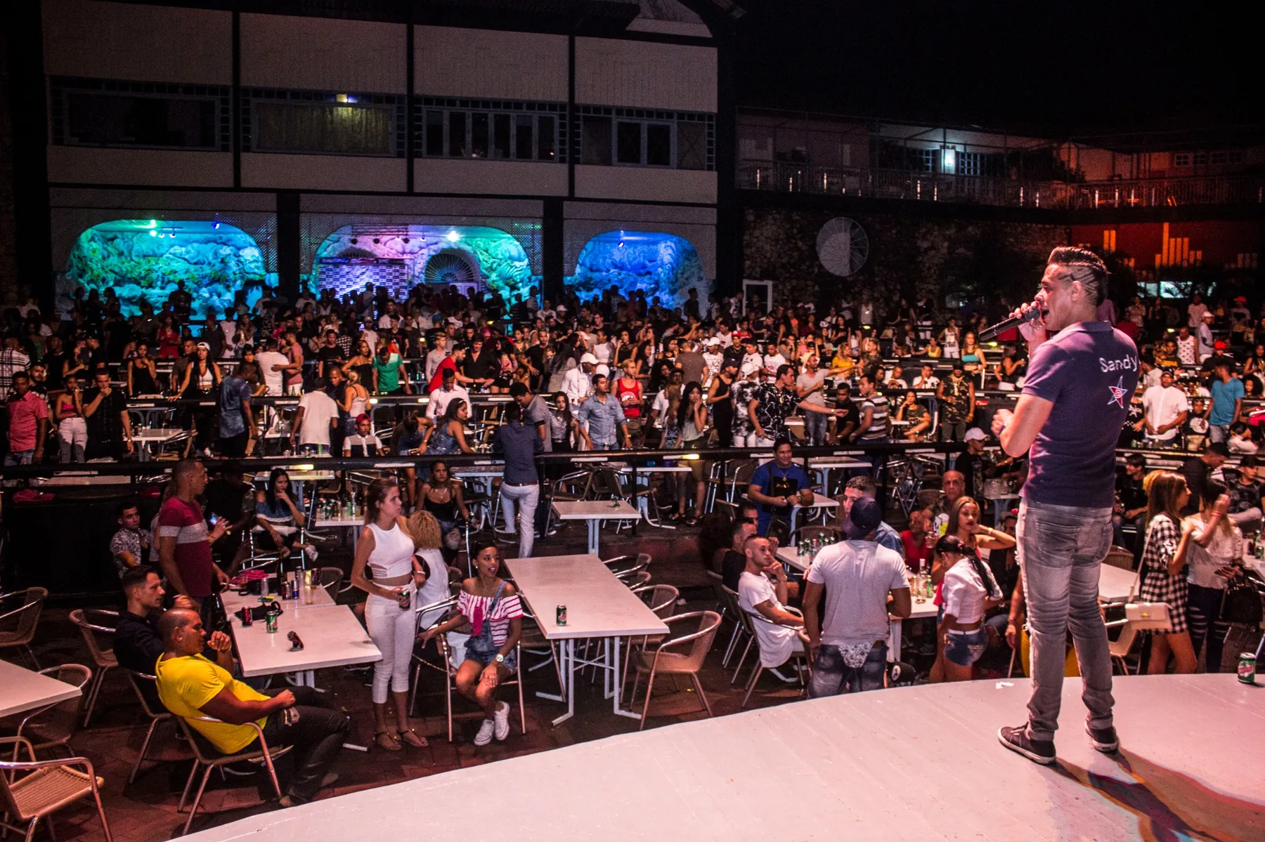 Sandy Show Miami frente a una audiencia