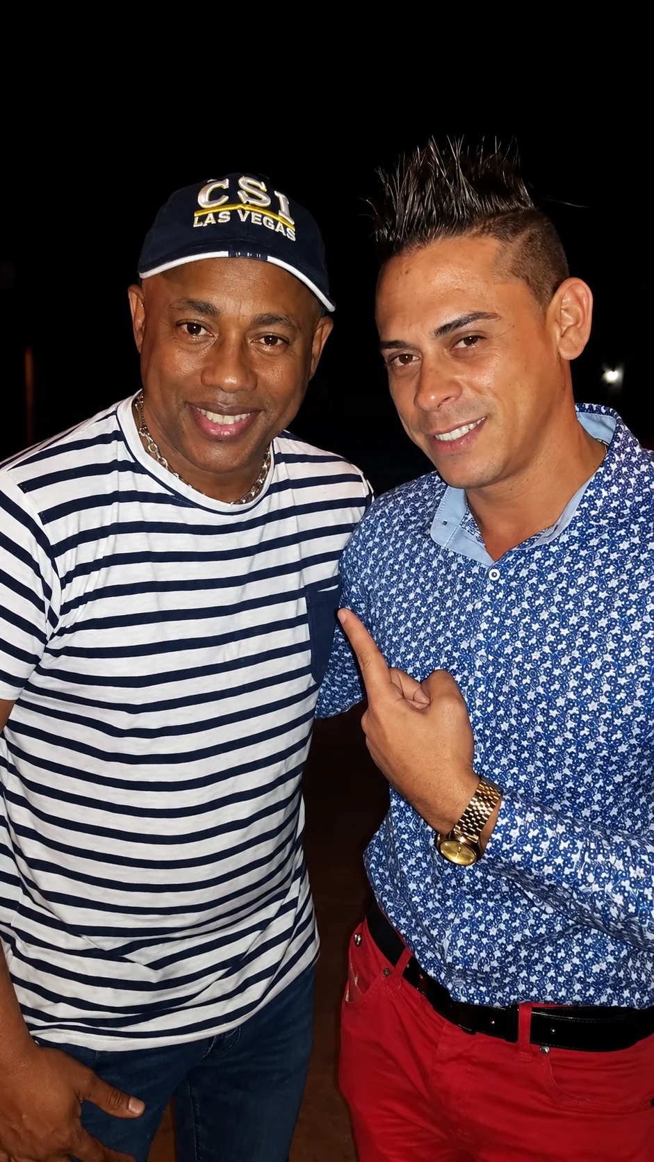 Encuentro durante una salida nocturna