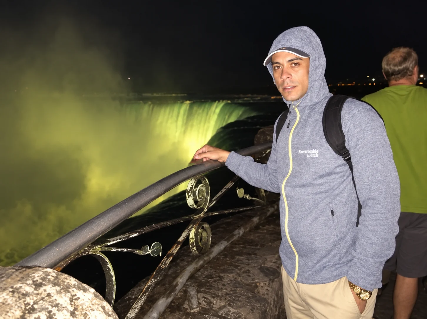 Visita nocturna a las cataratas del Niágara
